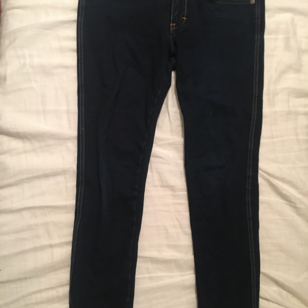 Abercrombie dark wash jeggings